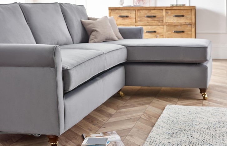 Salisbury fabric chaise sofabed