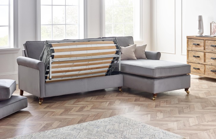 Salisbury fabric chaise sofabed