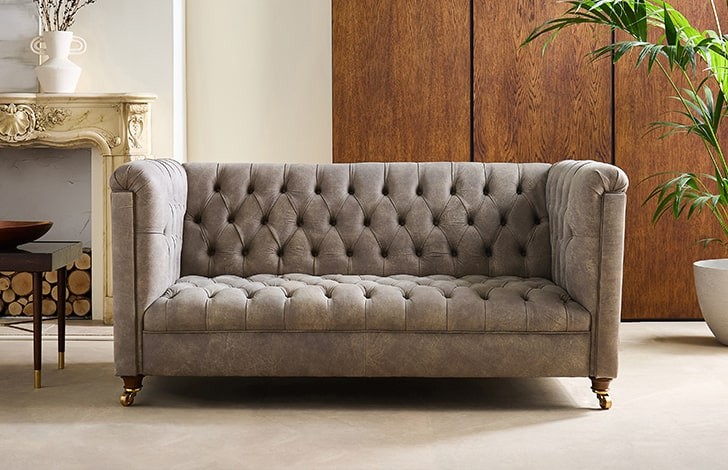 Billingham Square Chesterfield Sofa