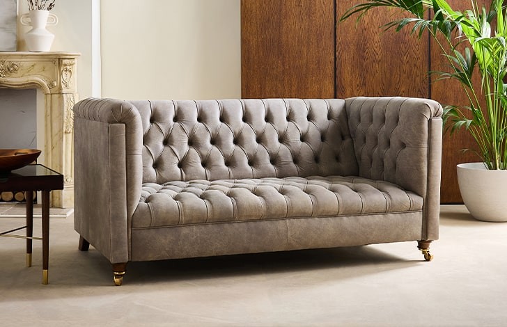Billingham Square Chesterfield Sofa