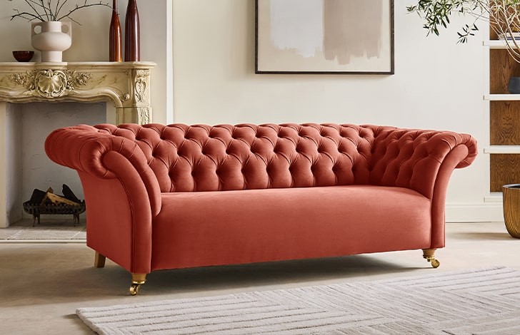 Penhurst Upholstered Chesterfield Sofa