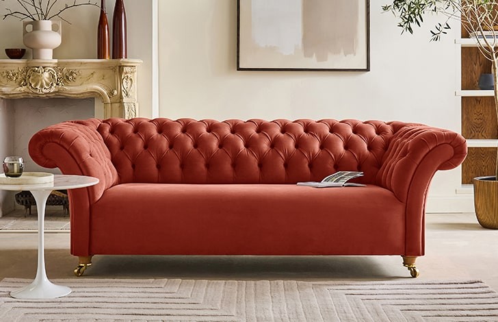 Penhurst Upholstered Chesterfield Sofa