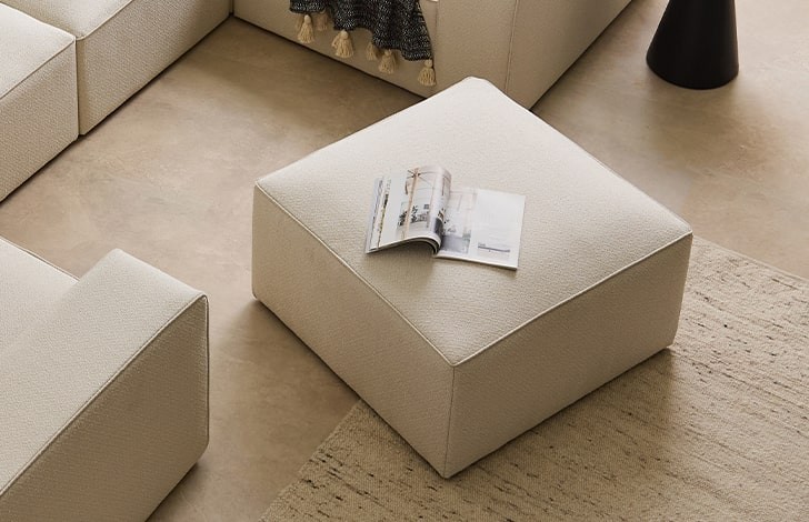 Newbury Fabric Footstool