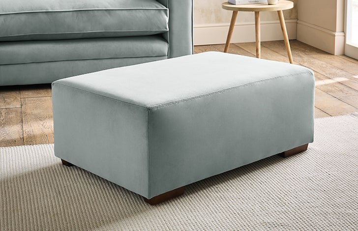 Mocha Large Footstool With Table