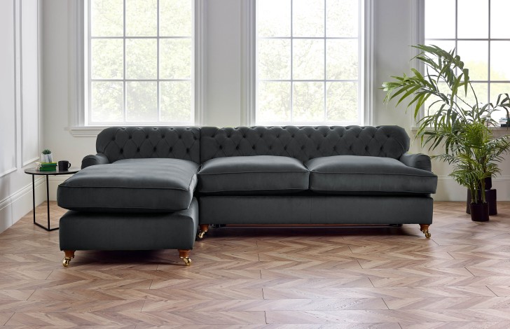 Harris Chesterfield Chaise Sofa