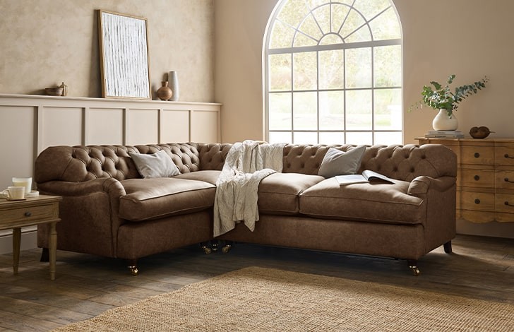 Harris Chesterfield Corner Sofabed