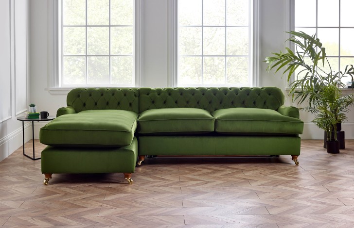 Harris Chesterfield Chaise Sofa Bed