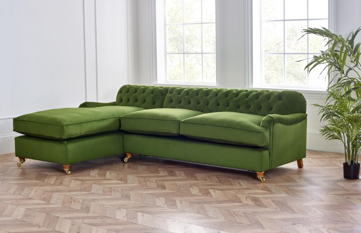 Harris Chesterfield Chaise Sofa Bed