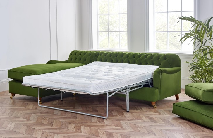 Harris Chesterfield Chaise Sofa Bed