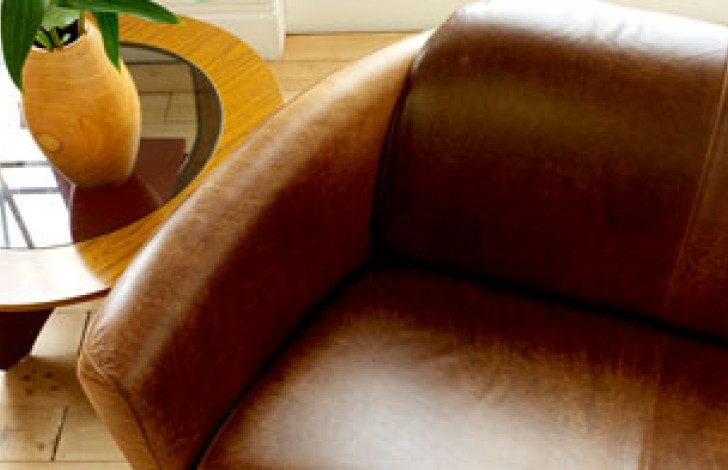 Hudson Leather Tub Chair