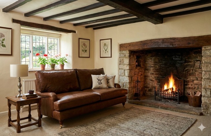 Holbeck Vintage Leather Sofa