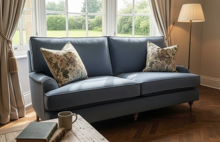 Holbeck Vintage Fabric Couch