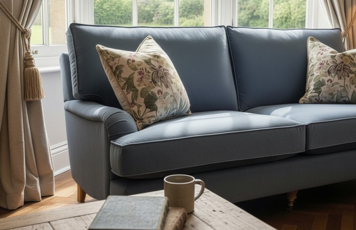 Holbeck Vintage Fabric Couch