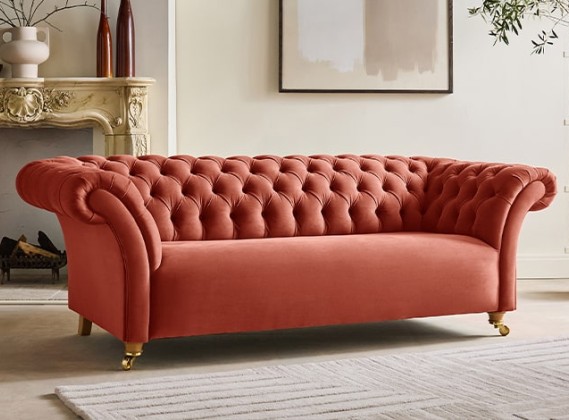 Penhurst Upholstered Chesterfield Sofa