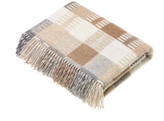 Natural Lambswool Throw