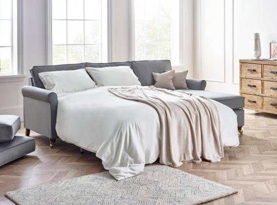 Salisbury fabric chaise sofabed