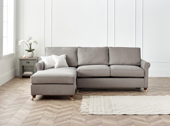Salisbury Leather Chaise Sofa