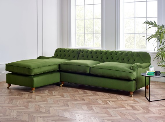 Harris Chesterfield Chaise Sofa Bed