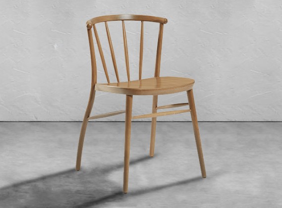 Camborne Scandi Side Chair - Oak