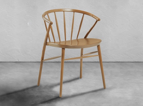 Camborne Scandi Arm Chair - Oak