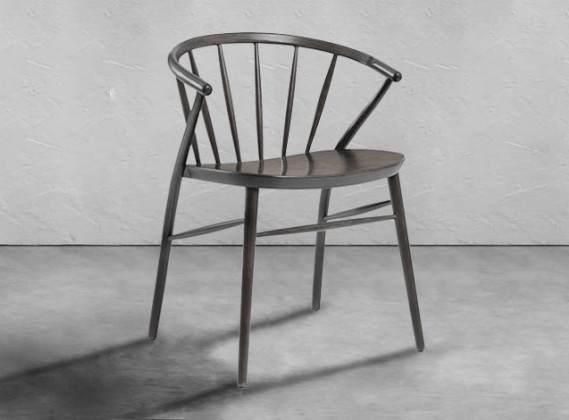 Camborne Scandi Arm Chair - Antique Grey