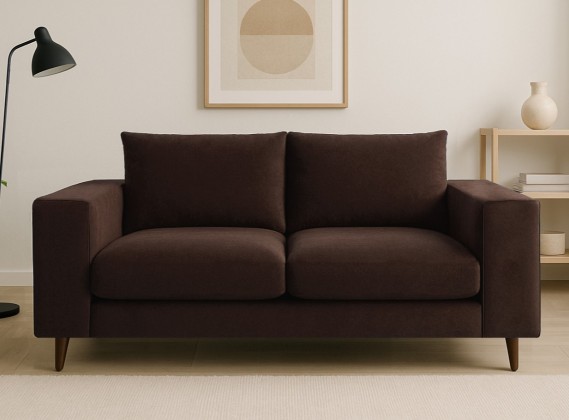 Wentworth Brown Fabric Sofa