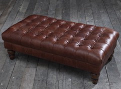 Crompton Large Buttoned Footstool