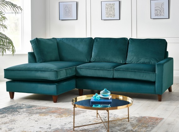 Drake left Hand Facing Fabric Chaise Sofa