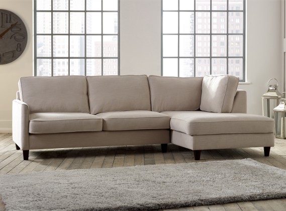 Tan sales fabric sofa