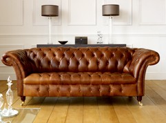 Barrington Vintage Leather Sofa
