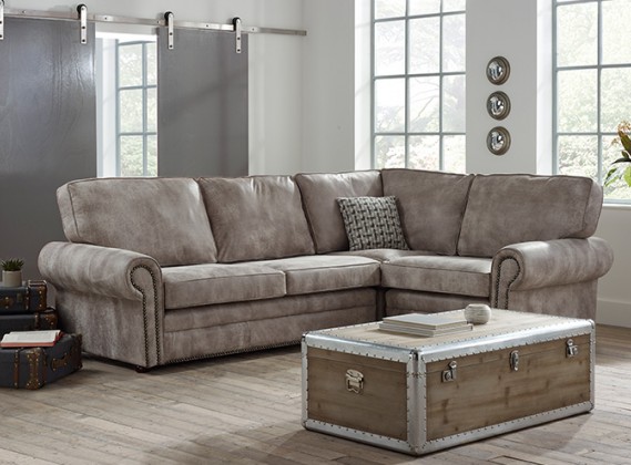 Portland Contemporary Corner Sofa Right Hand Facing