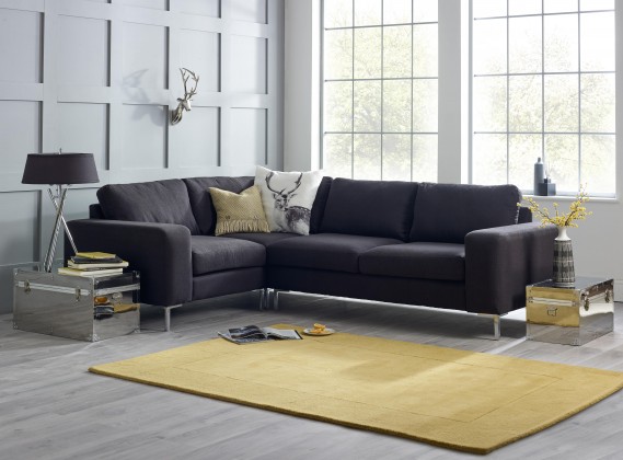 Wellington Charcoal Corner Sofa