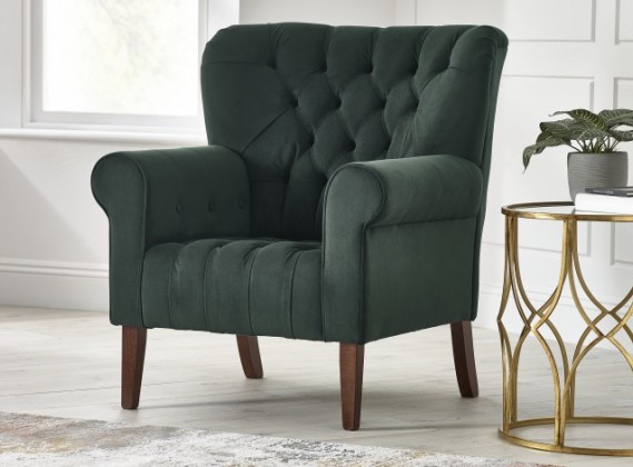 Oliver Fabric Spoon Back Chair