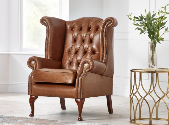 Scroll Wing Chair