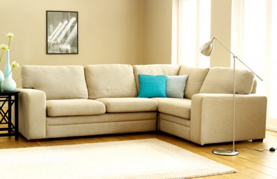 Abbey 2.5 x 3.5 Seater Fabric Corner Sofa - Remix 2