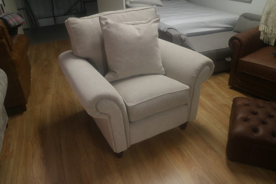 Cromwell Fabric Chair On Legs  - Union