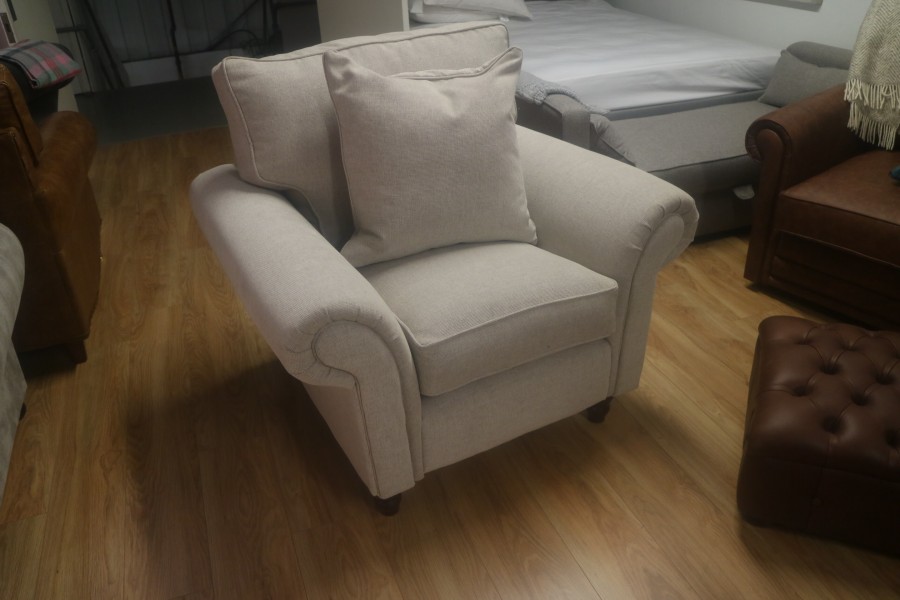 Cromwell Fabric Chair On Legs - Union