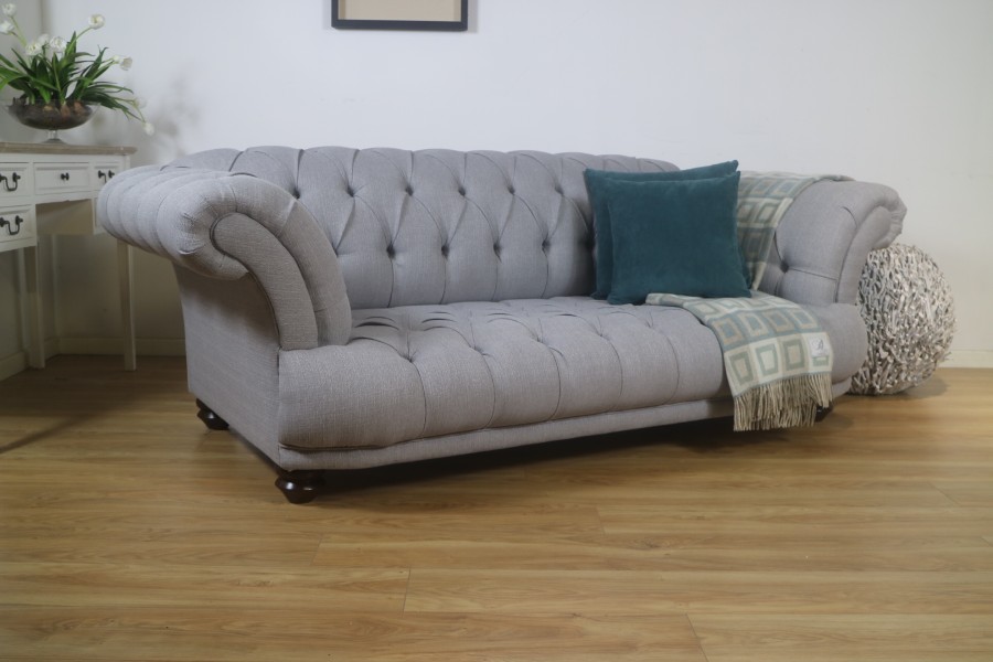 Fabric St Edmund - 3 Seater - Ash