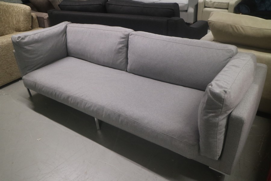 Bespoke Fabric Sofa - 4 Seater - Bespoke Grey
