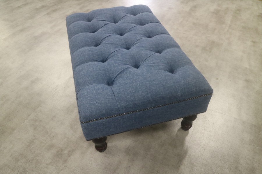 Burcombe Large Stool - Stool - Helsinki Indigo