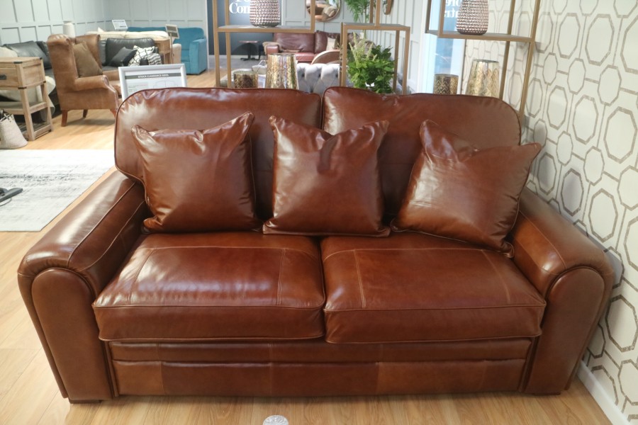 Oak furniture shop leather sofas