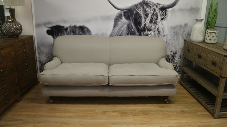 St George Fabric Sofa - 3 Seater - Bespoke Grey