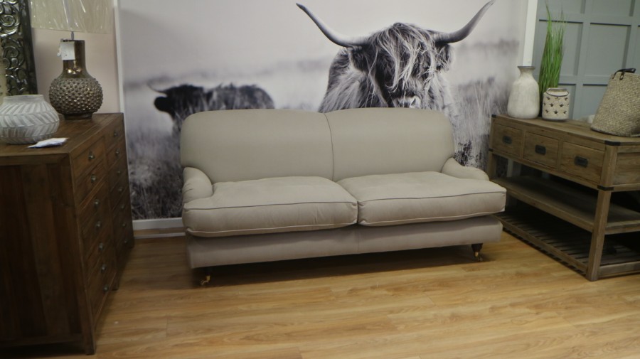 St George Fabric Sofa - 3 Seater - Bespoke Grey