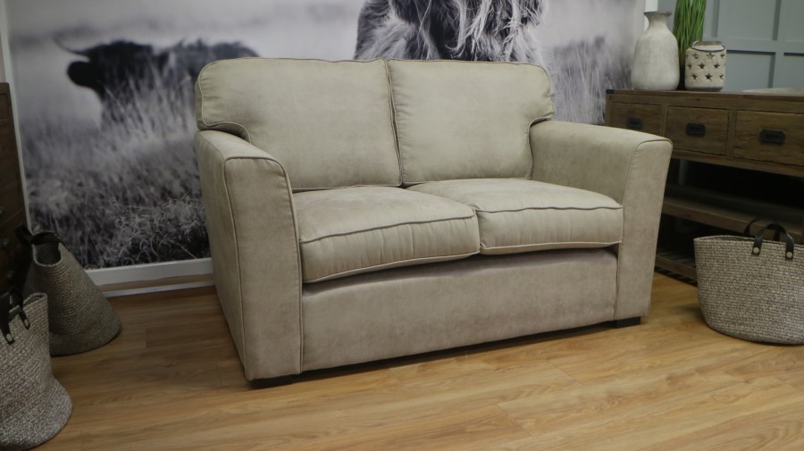 The English Sofa Company Torino Comfy Fabric Sofa 2 Seater Marble 50922