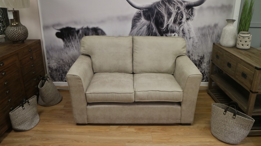 Torino Comfy Fabric Sofa - 2 Seater - Marble