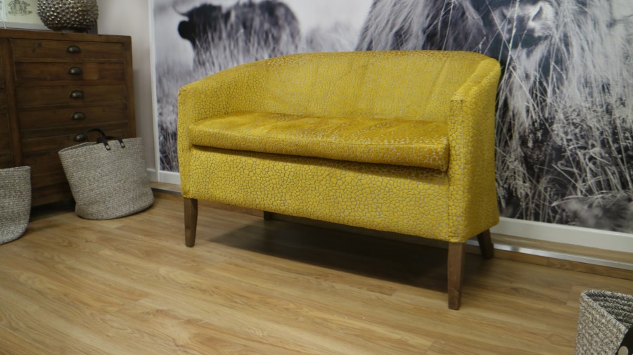 Bespoke 2 Seater - 2 Seater - Bespoke Yellow Fabric