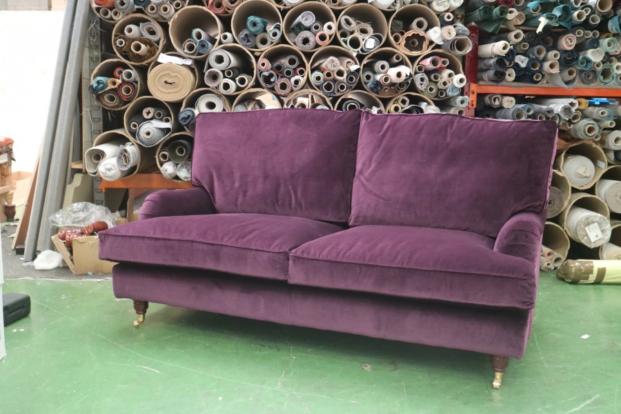 Howard Sofa - 3 Seater - aubergine