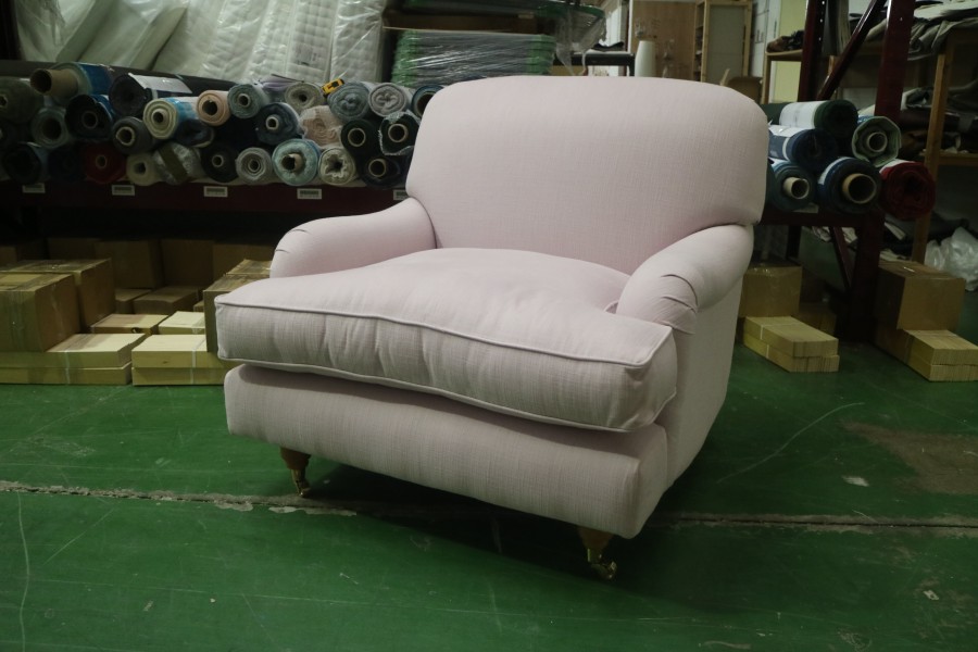 St George Fabric Sofa - Chair - Harbour Blush