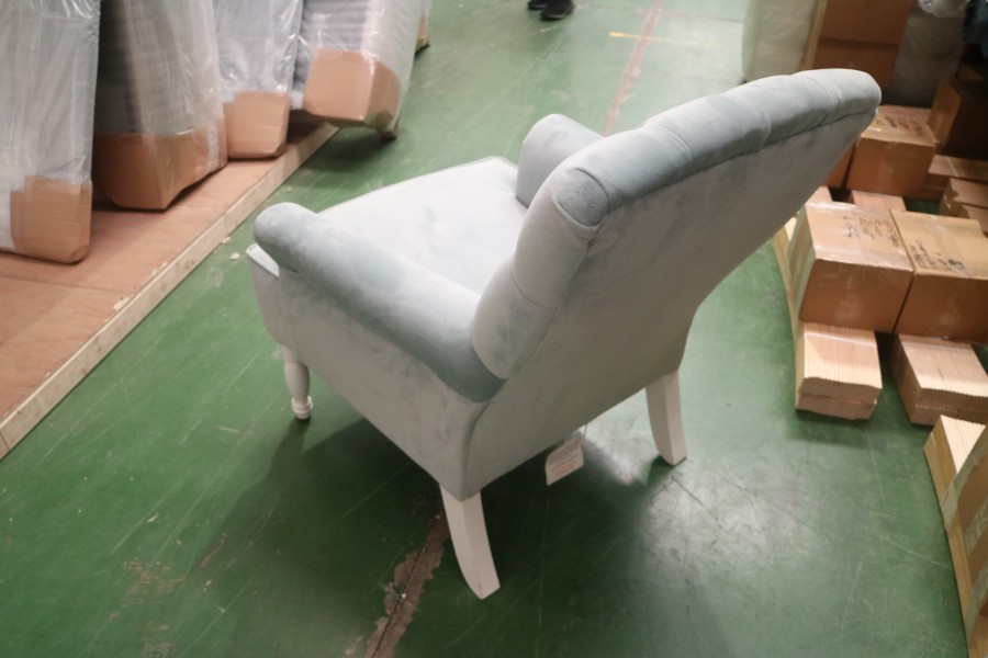Bespoke Chair - Bespoke Blue Velvet