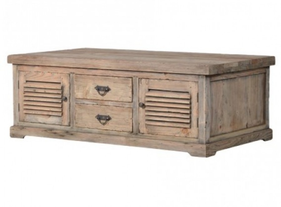 Louvred Door Coffee Table - Louvred - Colonial